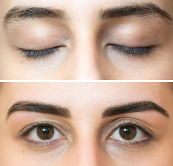 Microblading Treatment And a Stunning Pair Of Eyebrows In The Making