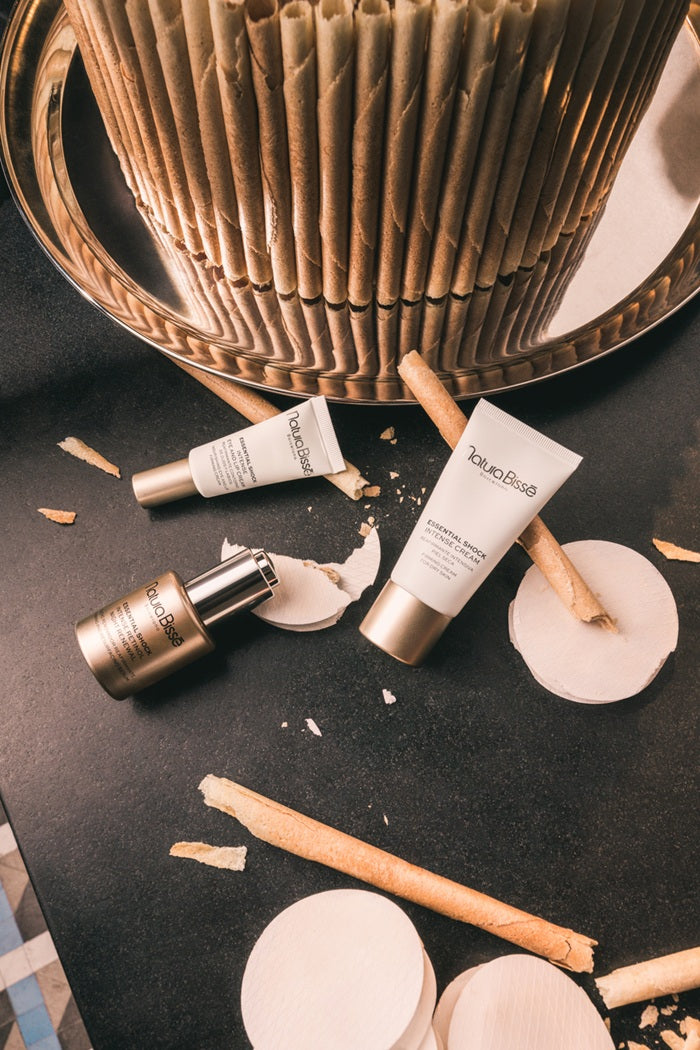 Limited-edition Natura Bissé holiday skincare set featuring serum, cream, and eye & lip moisturiser, available at BROWZ Shop.