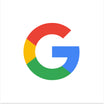 Google logo with red, yellow, green, and blue colors on a white background